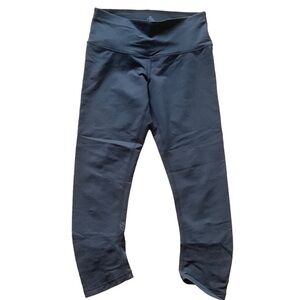 PrAna women’s black crop leggings mid rise quick dry active yoga gym pants XS